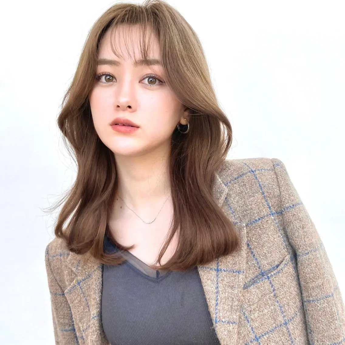 セミロング 韓国風ヘア レイヤーカット カット ヘアカラー トリートメント 韓国くびれレイヤー 🇰🇷はづきのヘアスタイル