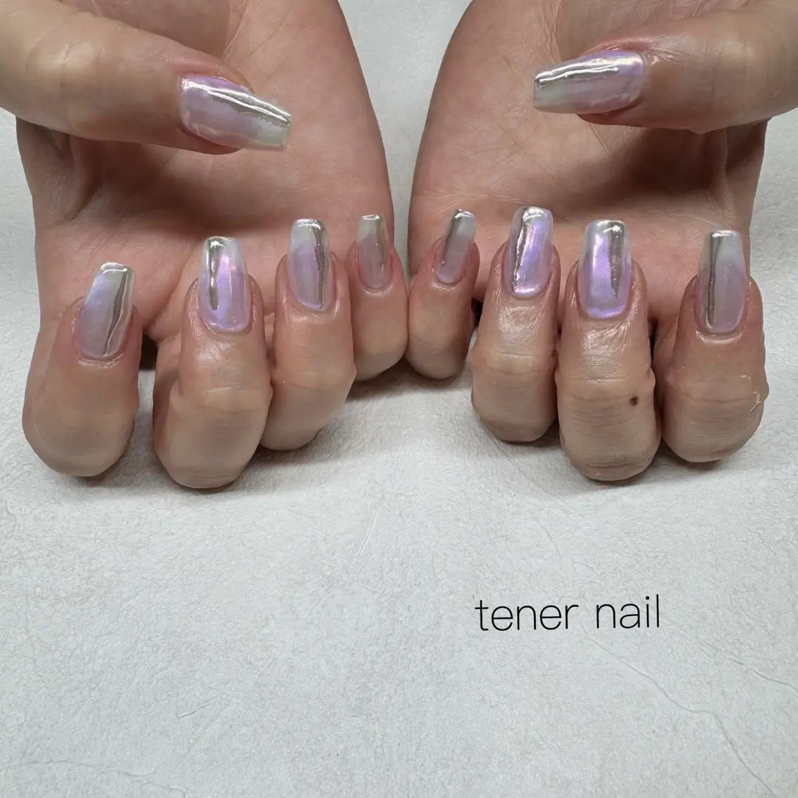ネイル オーロラネイル ニュアンスネイル ハンドネイル テネルネイル tener nailのネイルデザイン