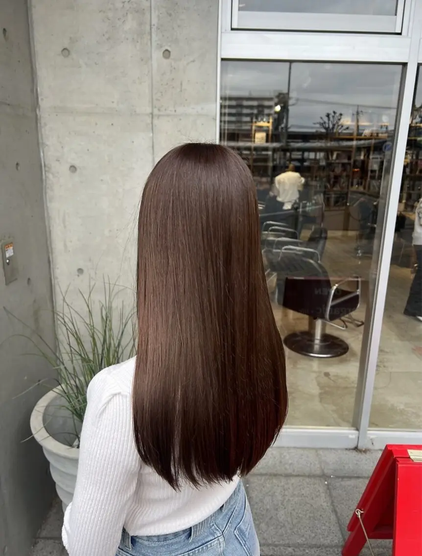ロング 吉田 新大のヘアスタイル
