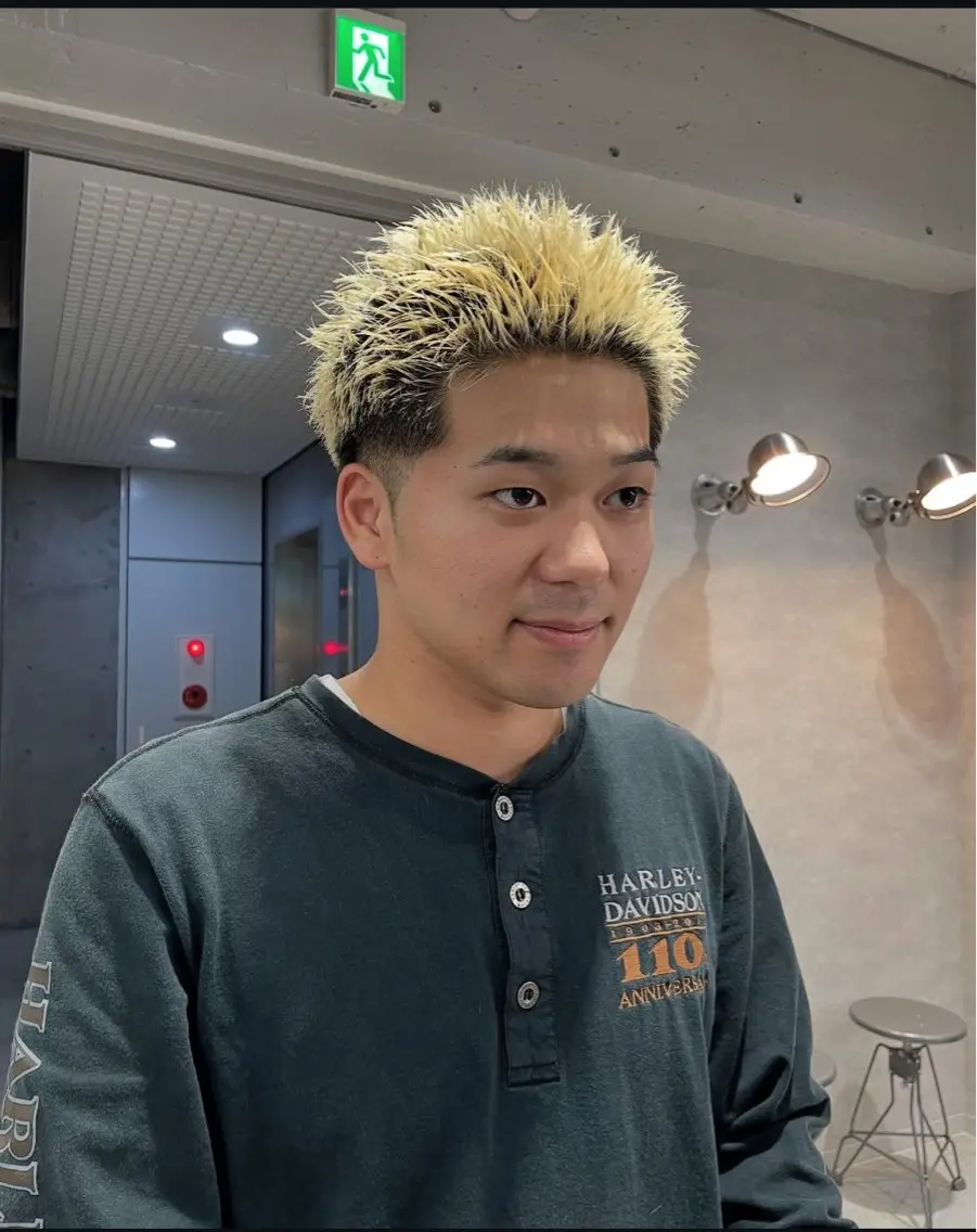 ショート パーマ メンズ クラシックスタイル 💈鈴木洵誠のヘアスタイル