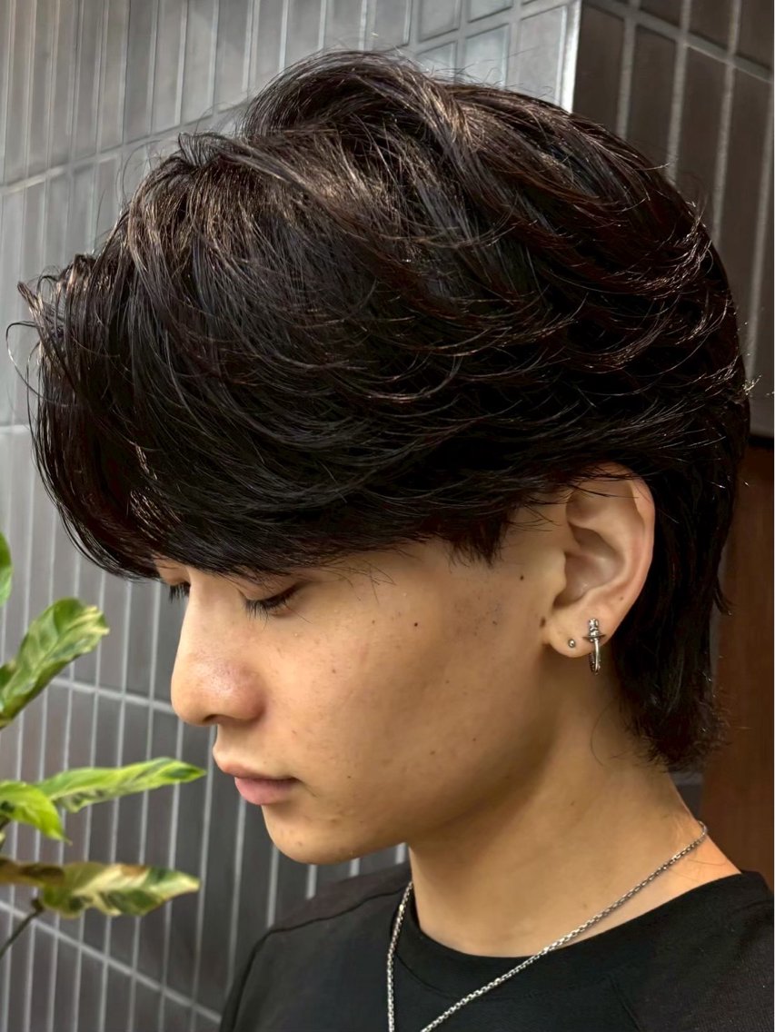 【清潔感𝐍𝐨. 𝟏✨】メンズカット+ニュアンスパーマ ¥11000→¥5500の写真