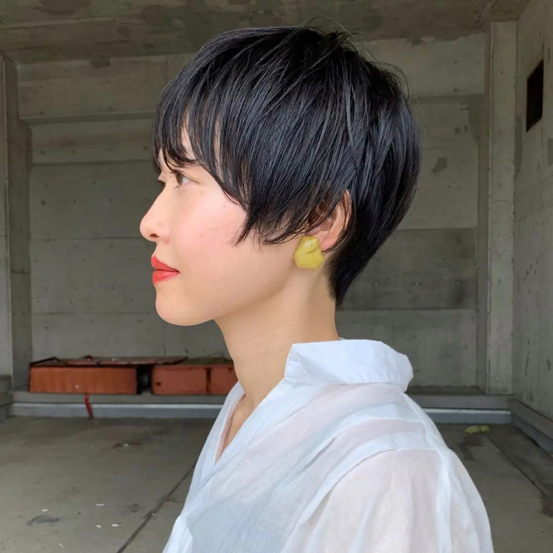ショート くせ毛 ショートヘア コウノス マサコのヘアスタイル