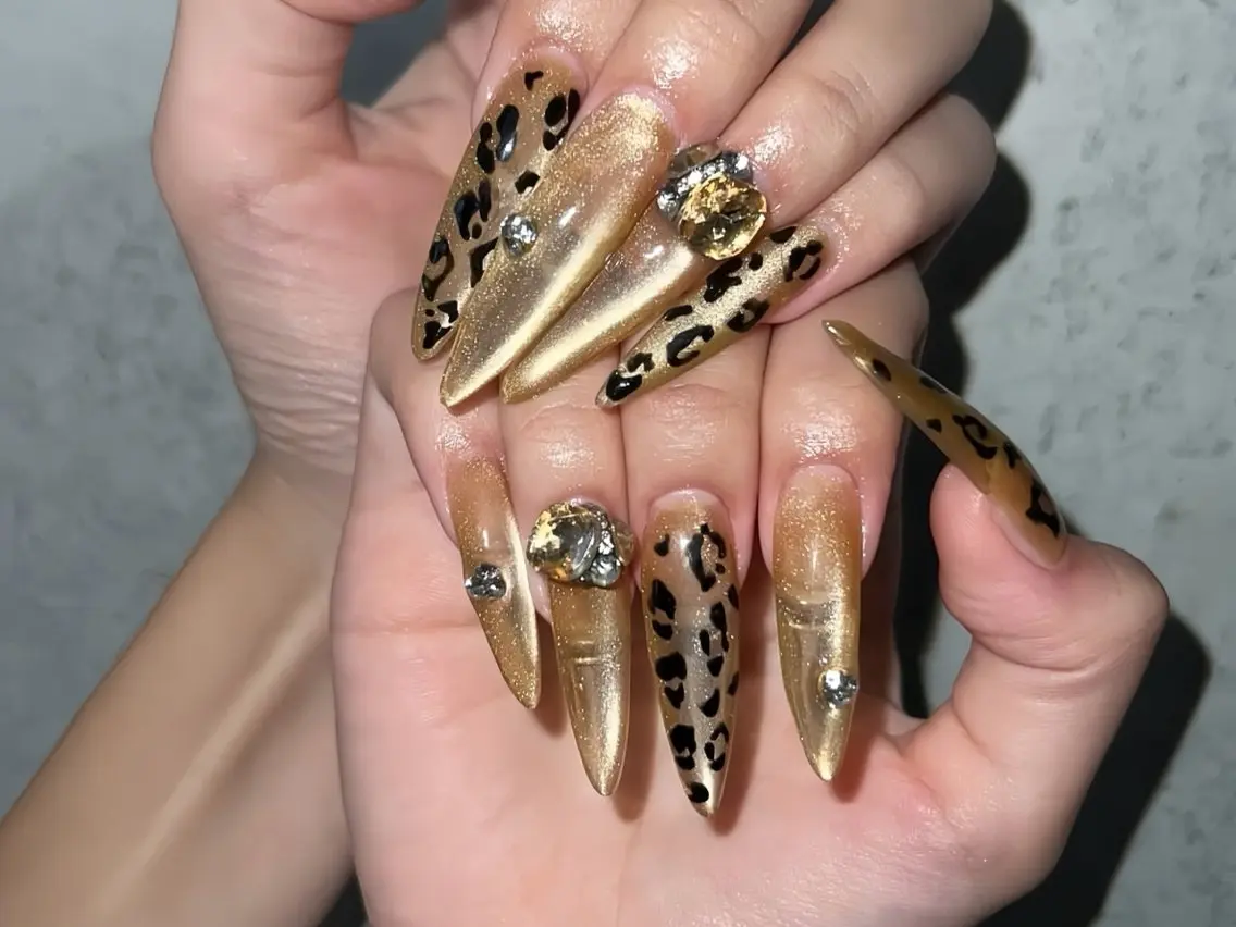 ネイル アートネイル ロングネイル スカルプネイル ネイルチップ Rin Nail 新大久保店のネイルデザイン
