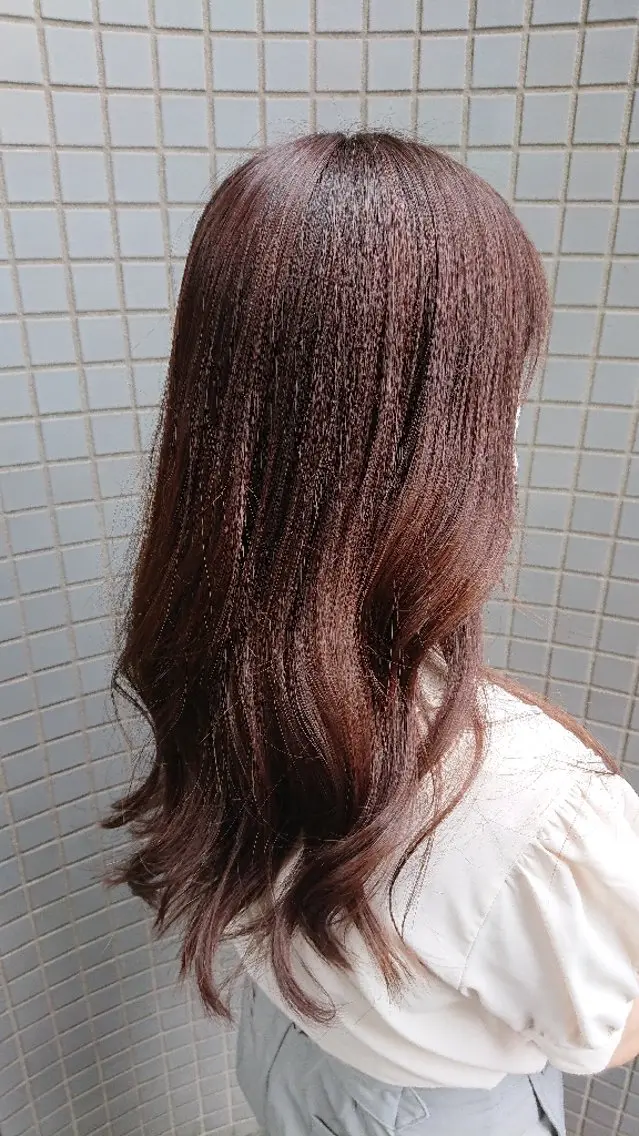 ロング カット ヘアカラー 🎖️ボブ特化🎖️ 岡崎武のヘアスタイル