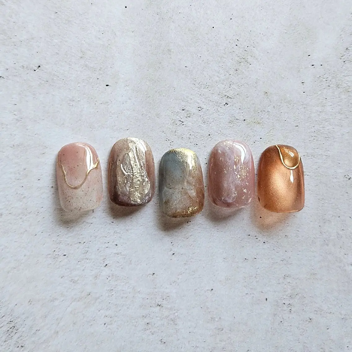 ネイル ニュアンスネイル 春ネイル ハンドネイル Nailsalon manoのネイルデザイン