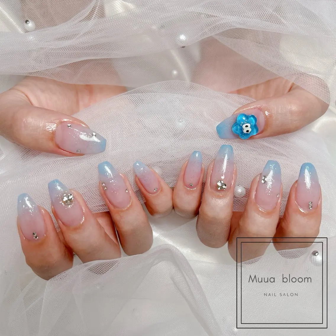 ネイル ワンホンネイル ハンドネイル Muua bloomのネイルデザイン