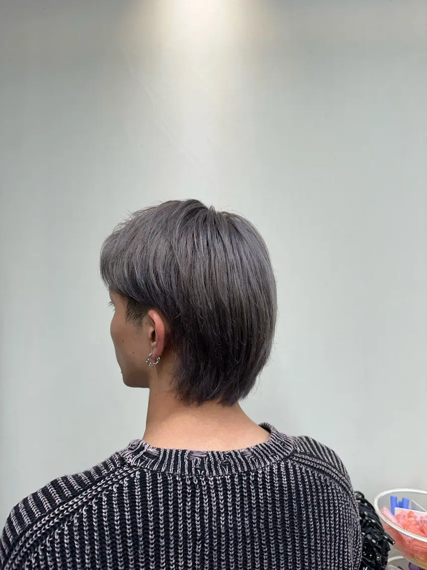 ショート カラー メンズ メンズブリーチ ブリーチ 熊本市東区 /Ririkaのヘアスタイル