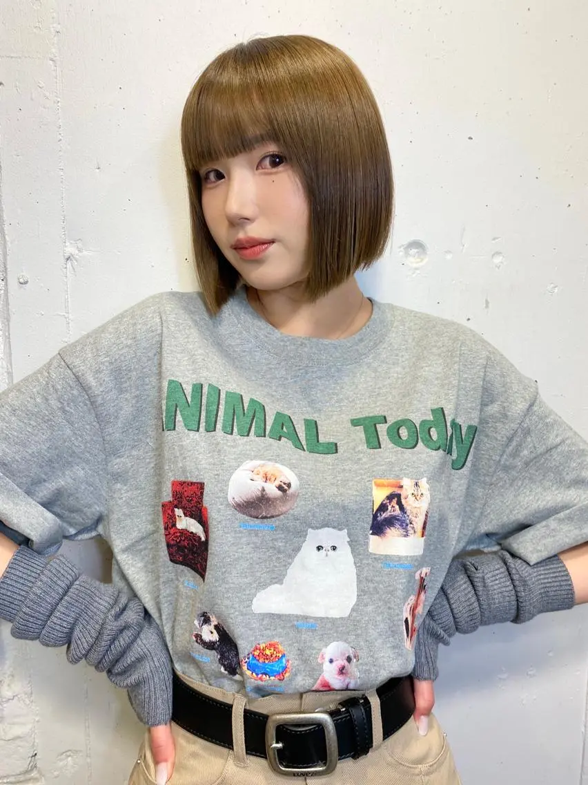 pia 透明感カラー🫧milbonトリートメントの写真