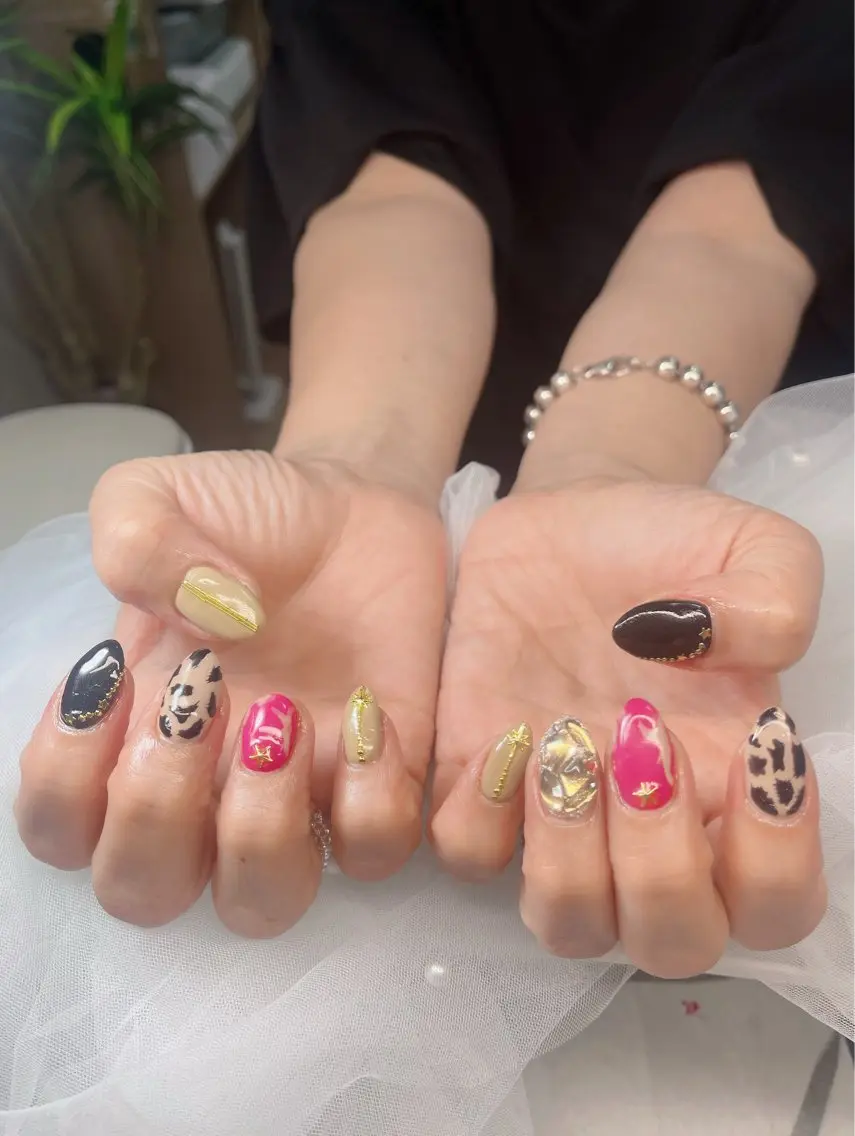 ネイル ハイネイル 自宅サロンのネイルデザイン