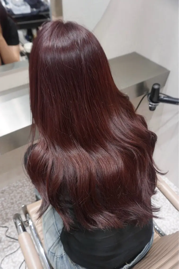 ロング カラー 黒髪 ブリーチ 透明感カラー ダブルカラー ブリーチなしカラー カット ヘアカラー トリートメント 大卒フリーランス 美容師☆ぬくいせいなのヘアスタイル