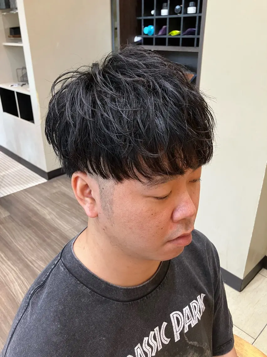 メンズ マッシュ 吉田 健吏のヘアスタイル