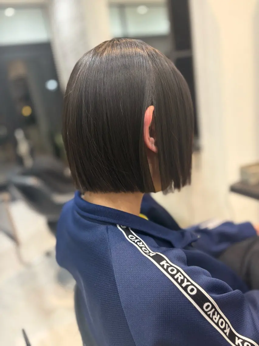 ショート 縮毛矯正 美容室シャルム⭐️ 清水 勇希🩷のヘアスタイル