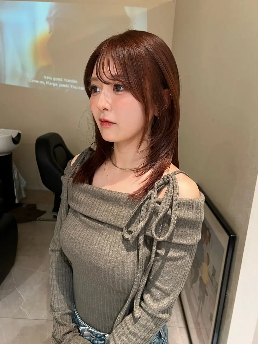 ミディアム . juriのヘアスタイル