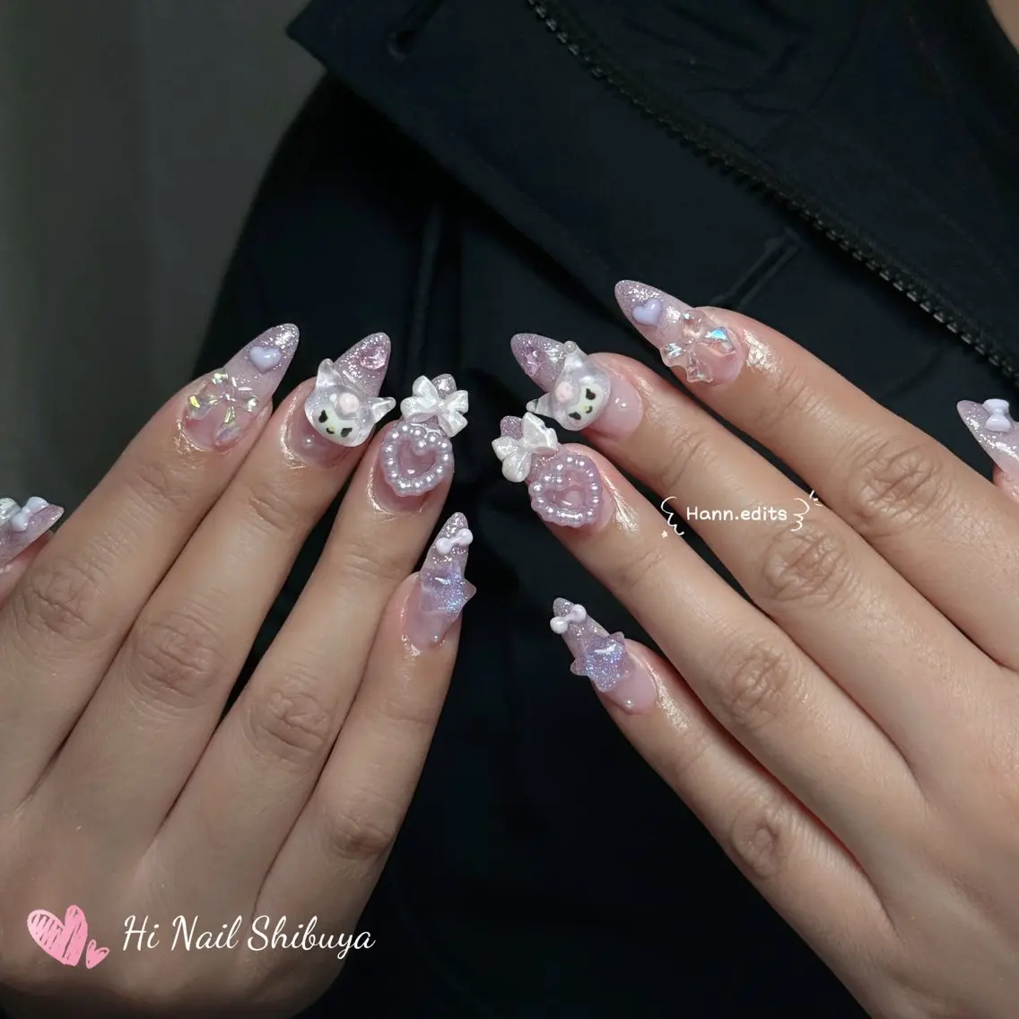 セミロング ハンドネイル Hi Nail Shibuyaのネイルデザイン