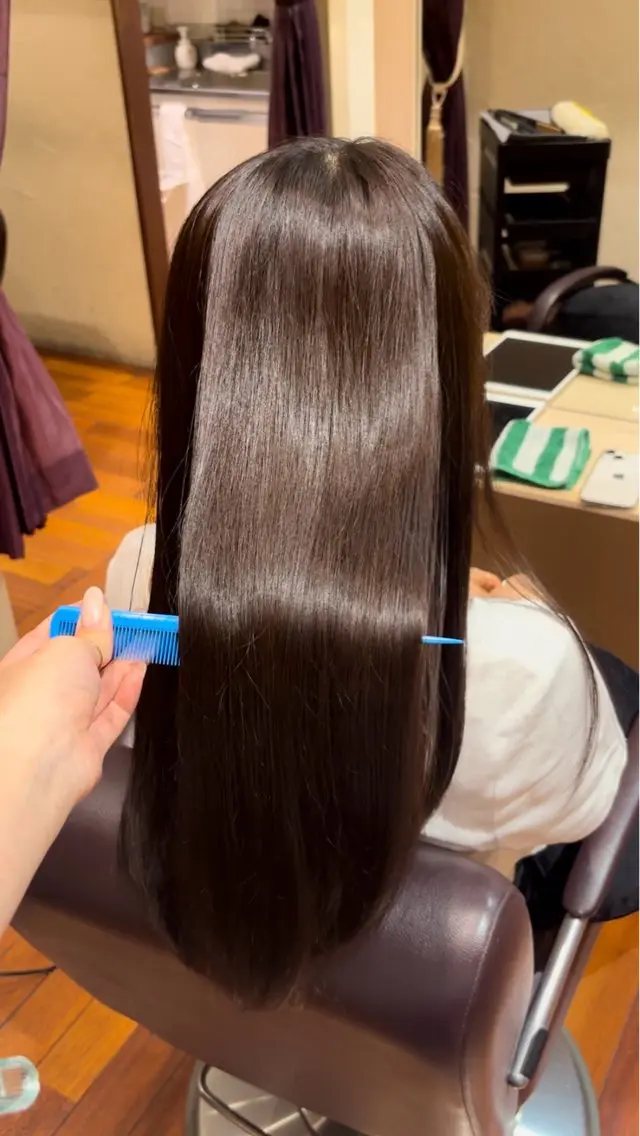 ロング トリートメント 酸熱トリートメント 髙橋 愛実のヘアスタイル
