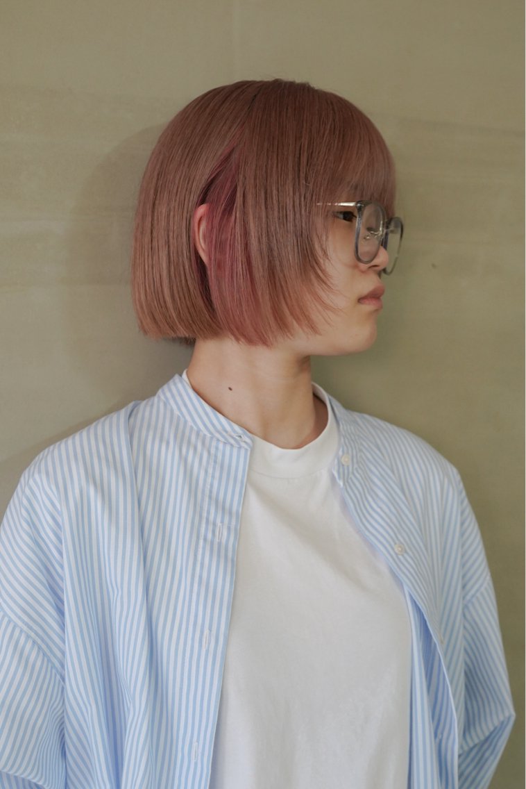 カラー 石江 奈琉のヘアスタイル
