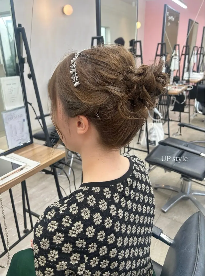 ロング ヘアセット suehiro yunaのヘアスタイル