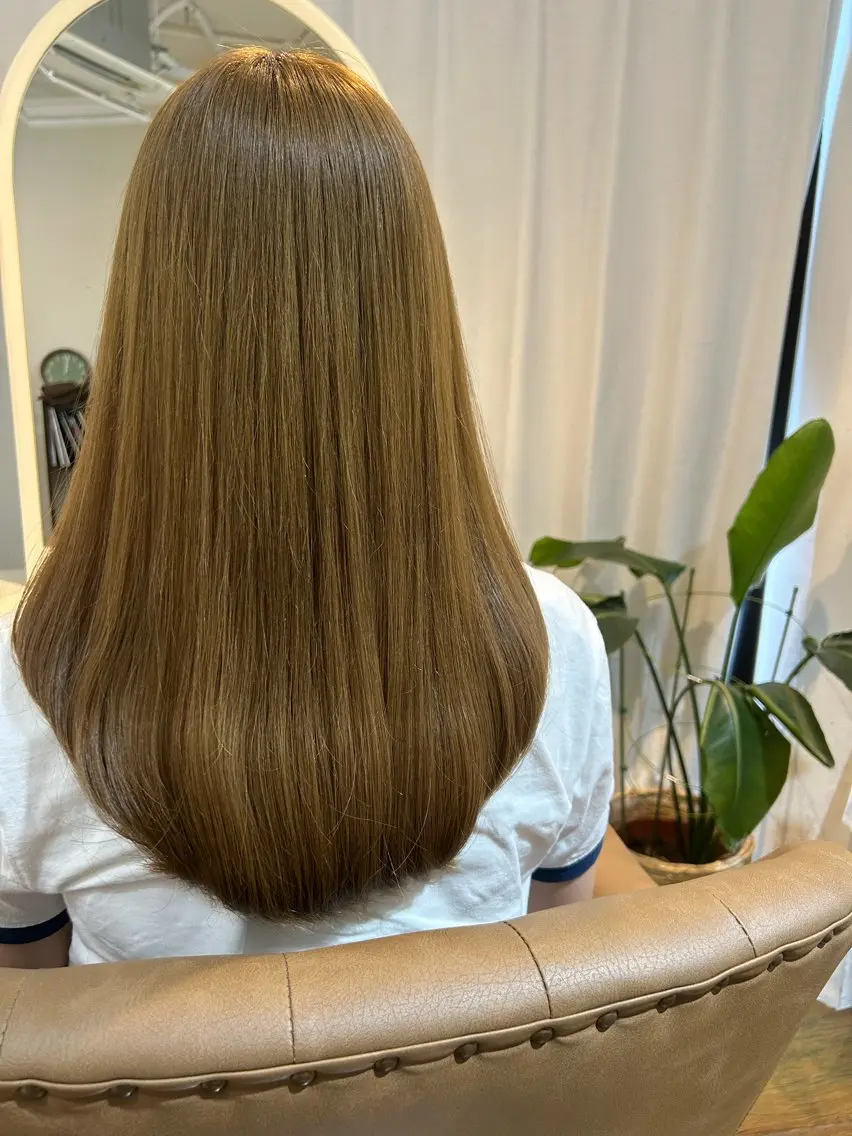 ロング カラー カット ヘアカラー トリートメント ✨髪質改善カラー特化 ✨河本玲奈✨のヘアスタイル