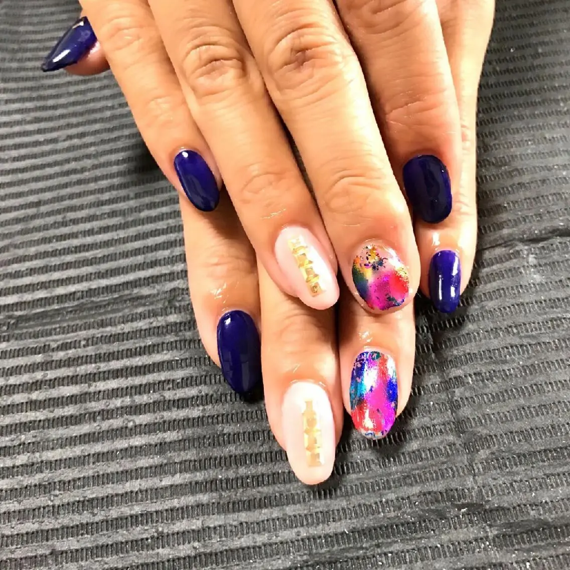 ネイル モチの良さ◉ フィルインネイル♡のネイルデザイン