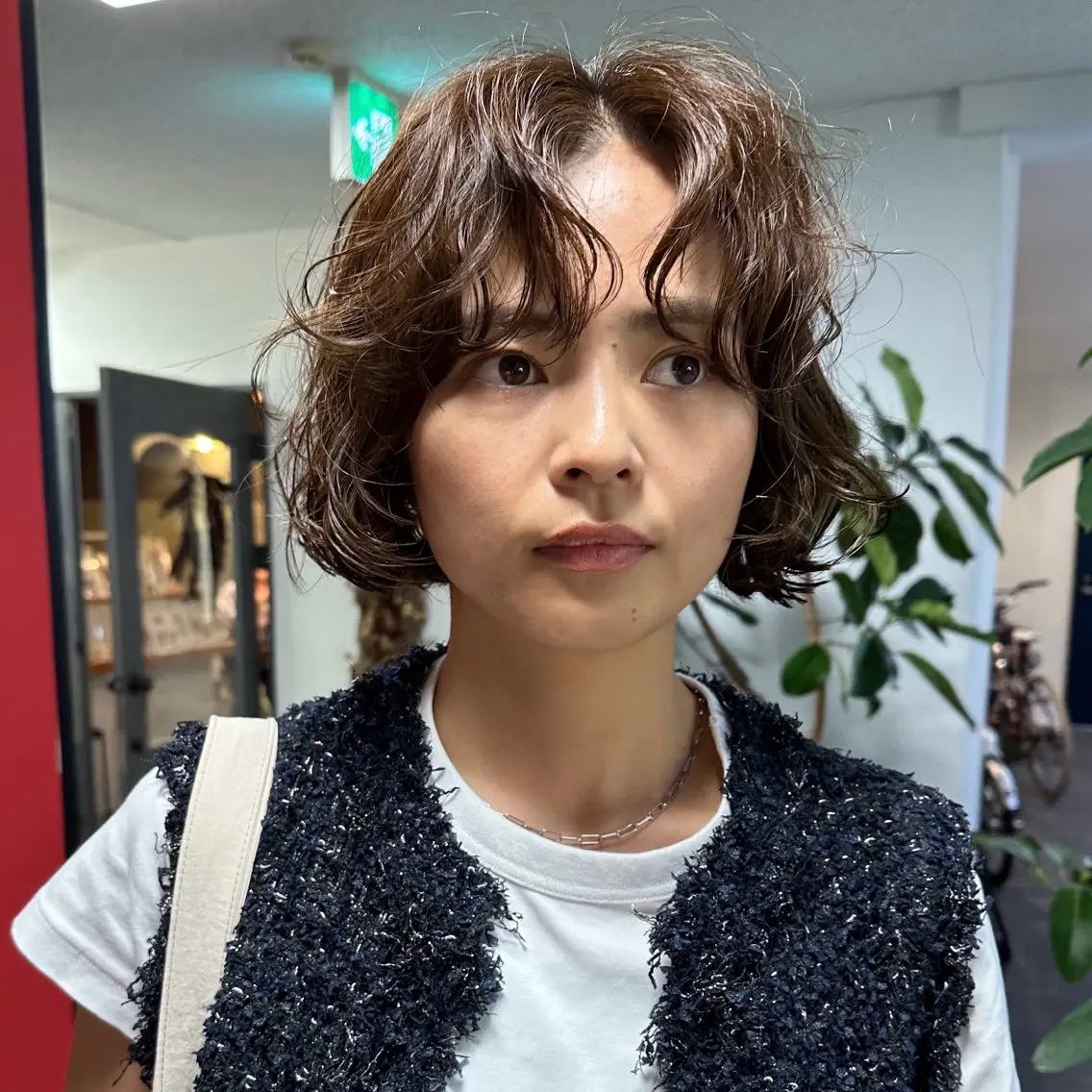 ショート ボブ 似合わせカット 市川 蘭のヘアスタイル