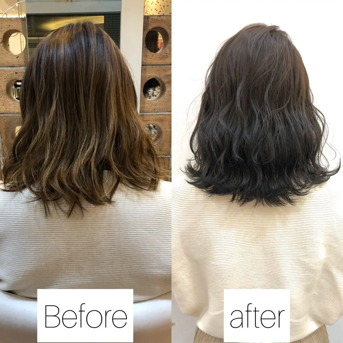 ミディアム カラー ✨髪質改善専門店✨ QOLU✨のヘアスタイル