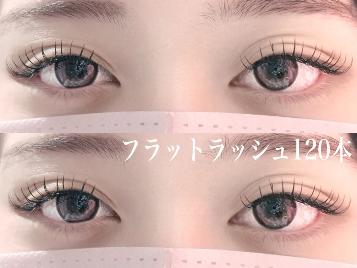 マツエク・マツパ フラットラッシュ マツエク 𝐉𝐎𝐋𝐈 アイリスト ❤︎のマツエク・マツパデザイン