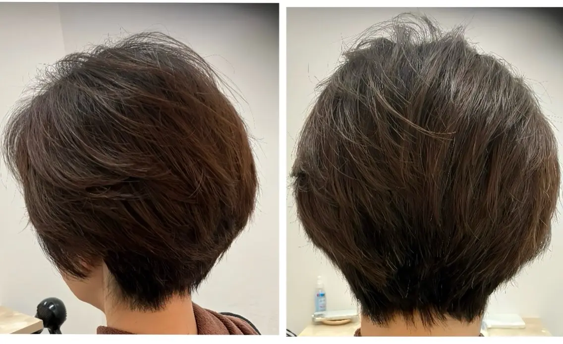 ショート ショートヘア ウルフ・ハイレイヤー 🌟ナカノ・ユウヤのヘアスタイル