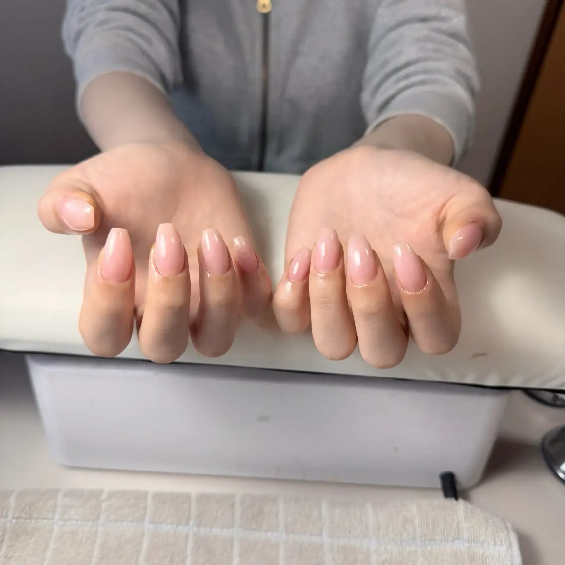 ネイル チークネイル フレンチネイル グラデーション 韓国ネイル マグネットネイル Hana Nailのネイルデザイン