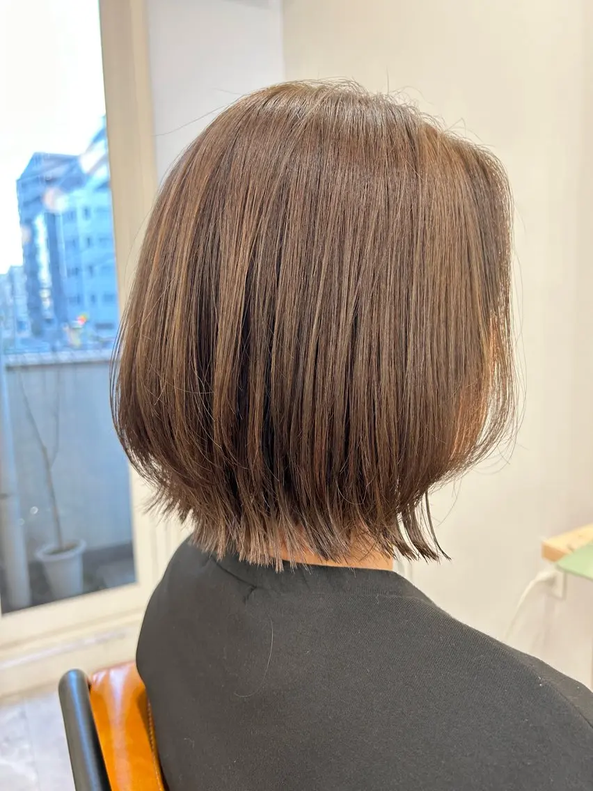 ショート ボブレイヤー ボブ くびれヘア くびれレイヤー レイヤーカット 顔まわりカット/ボブ /♡とーこ♡のヘアスタイル