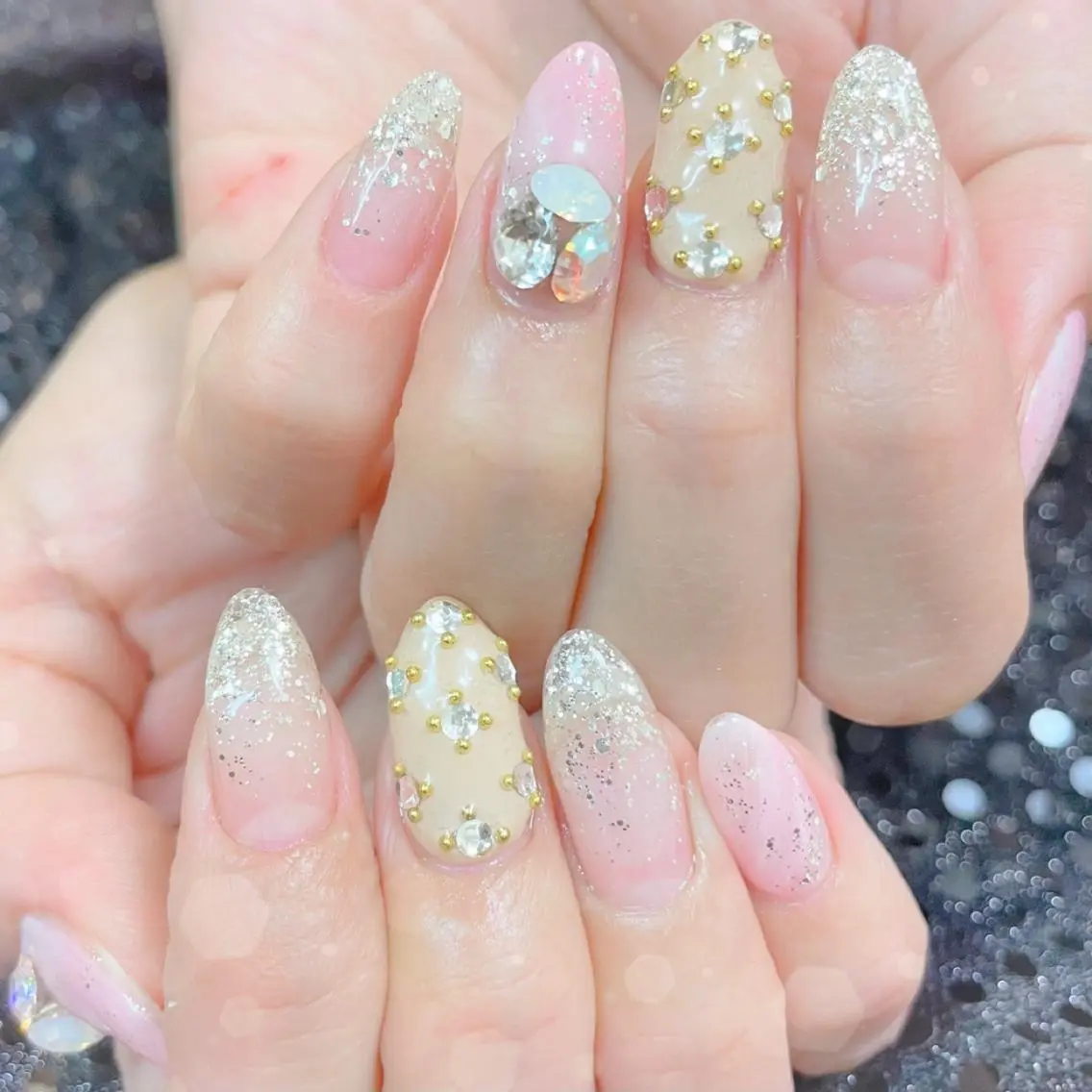 ネイル ハンドネイル ハンドケア MoON...❤︎ MeGuのネイルデザイン