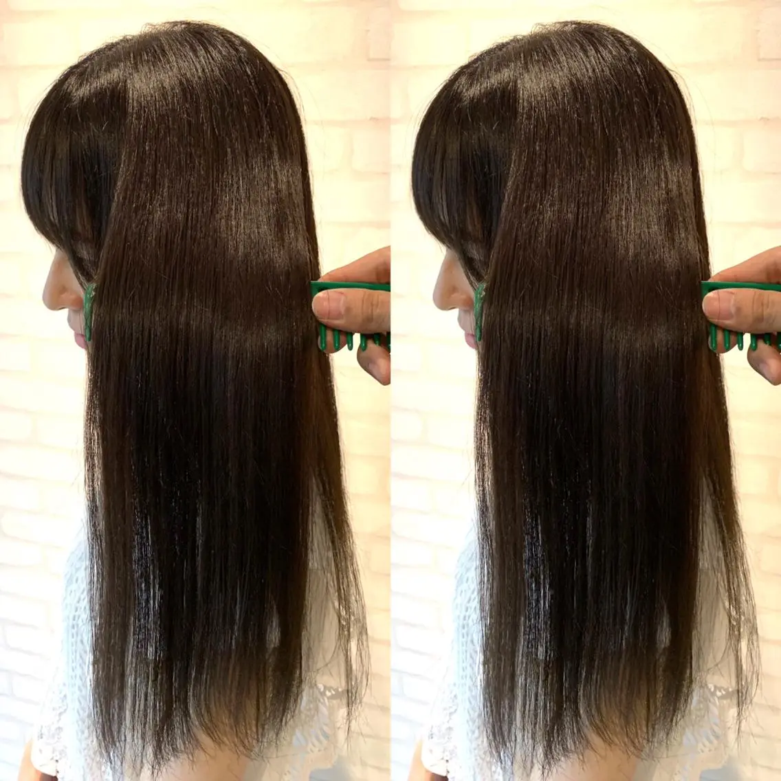 ロング 髪質改善 髪質改善カラーのヘアスタイル