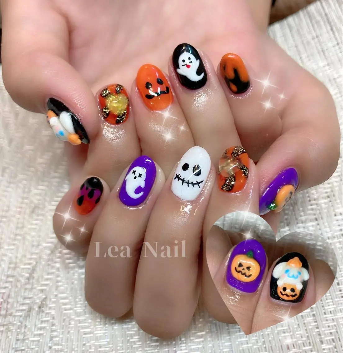 ネイル ハロウィン Lea Nailのネイルデザイン