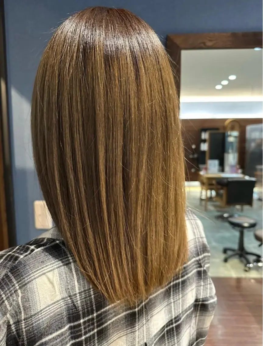 セミロング 🍑Kubu🍀 Momo🍑のヘアスタイル