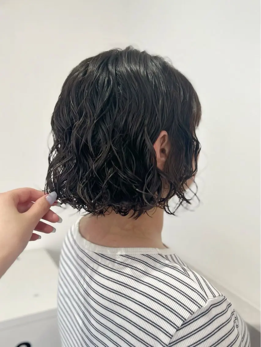 ミディアム パーマ カット パーマ suiw /AYAのヘアスタイル