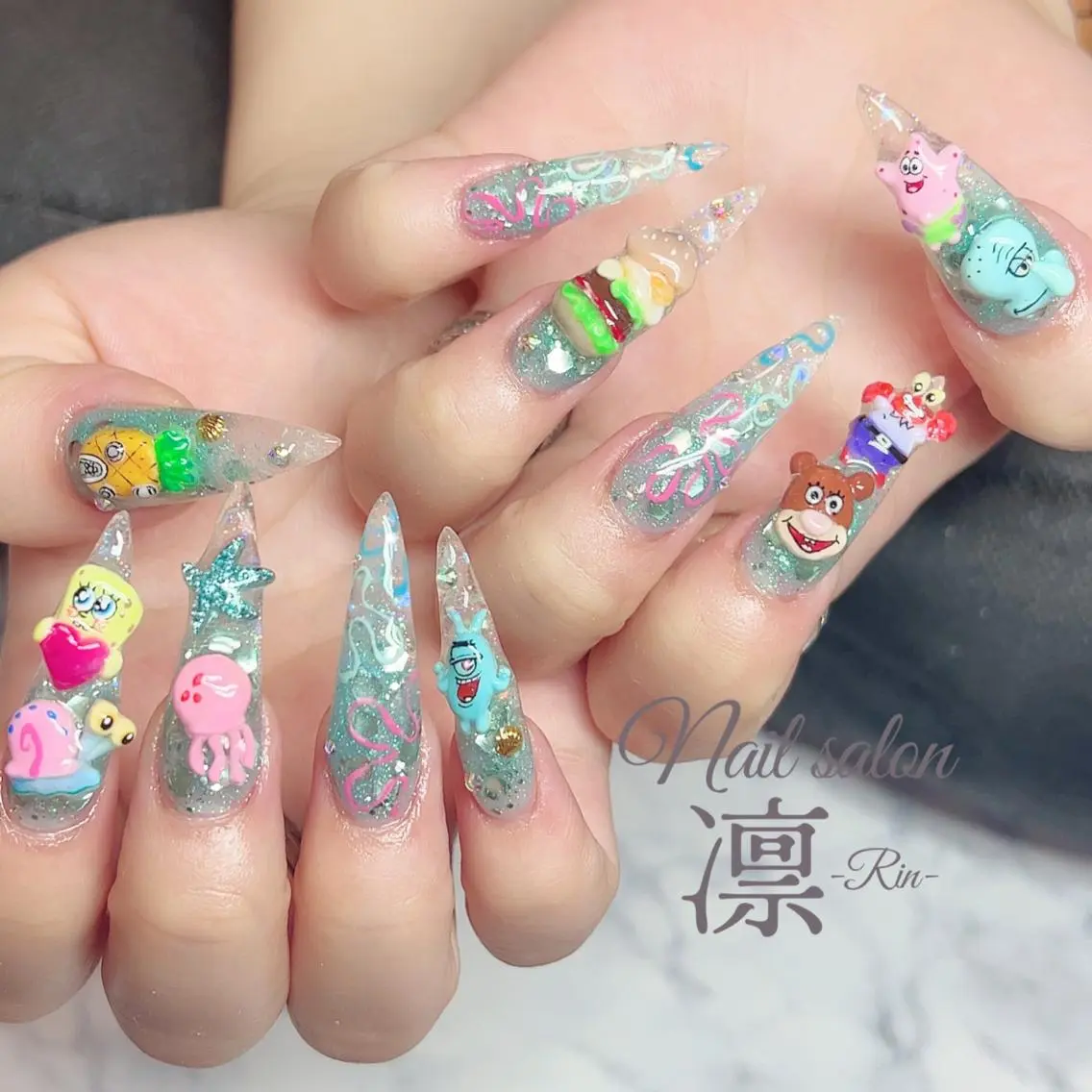 ネイル スカルプネイル private salon凛のネイルデザイン