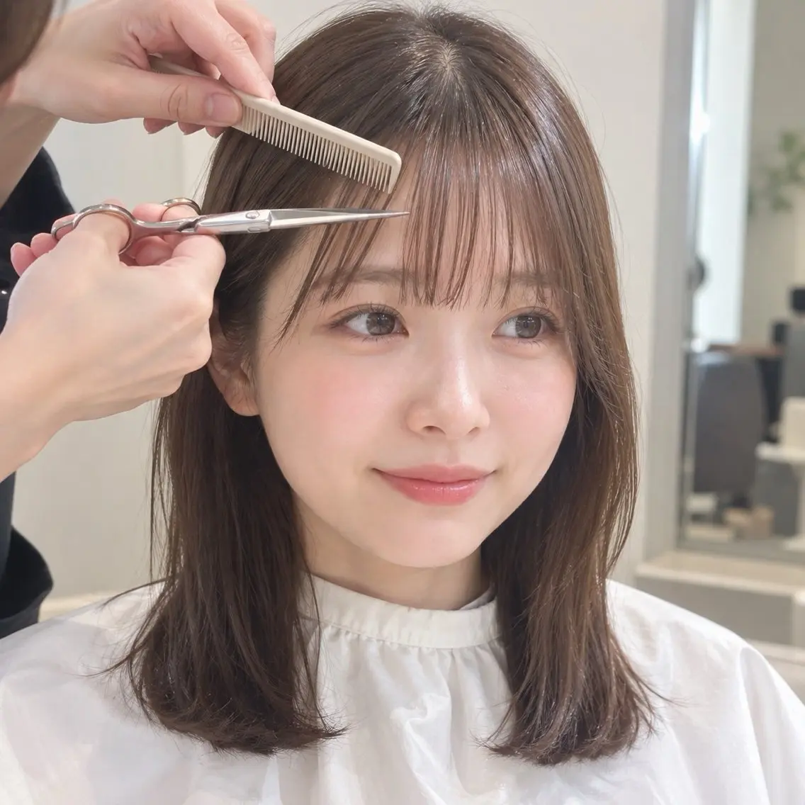 【レディース限定】前髪カット無料✨の写真