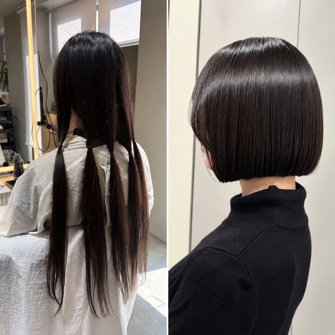 ミディアム カット 縮毛矯正 トリートメント 💖ボブ/縮毛矯正/ 艶髪/みそら💖のヘアスタイル