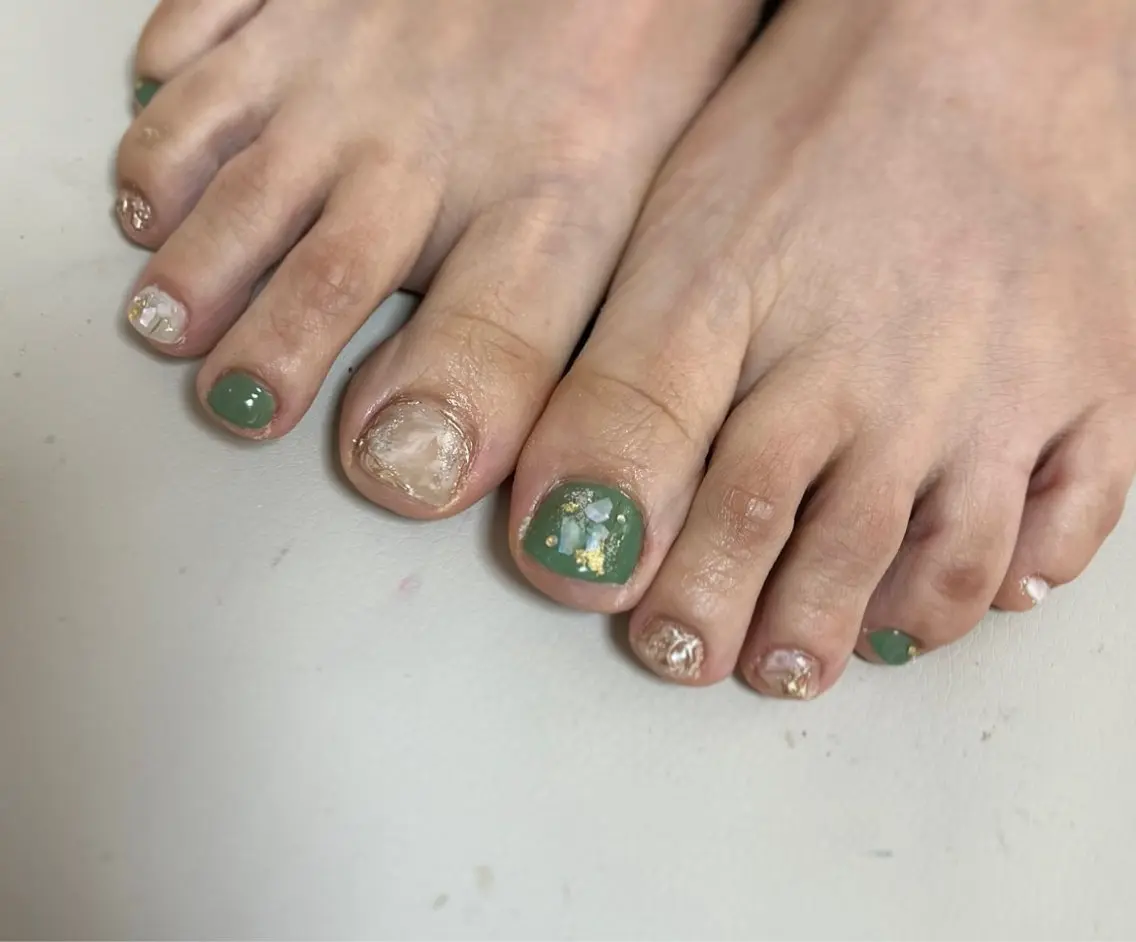 ネイル フットネイル nail M&Tのネイルデザイン