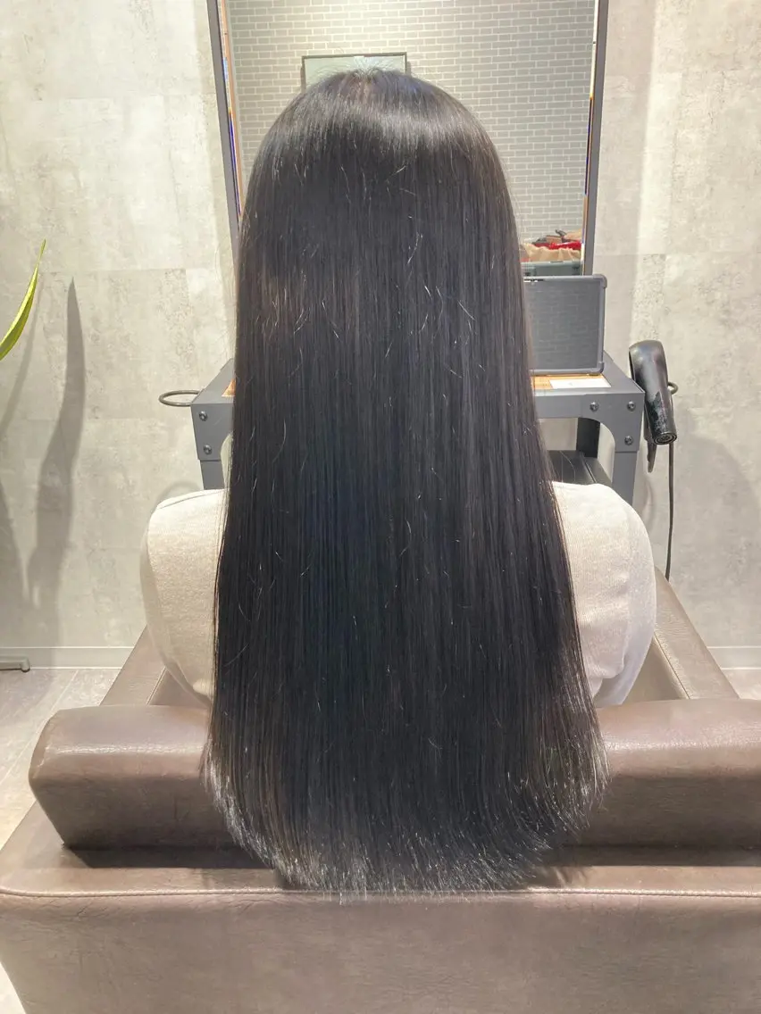 ロング ヘアカラー トリートメント ぱく みやんのヘアスタイル