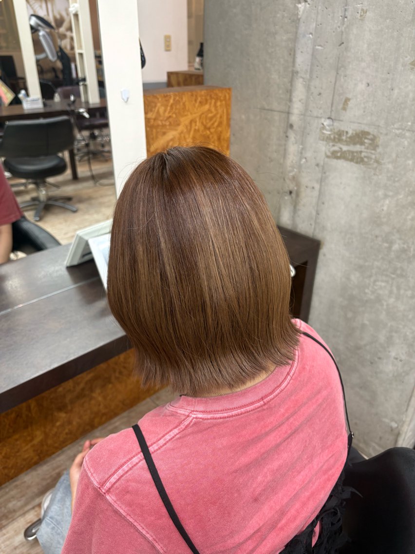 カラー ヘアカラー 三堀 七海のヘアスタイル