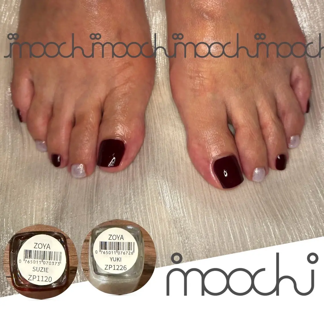ネイル フットネイル ラメ(グリッター) マットネイル Nail Salon Moochiのネイルデザイン