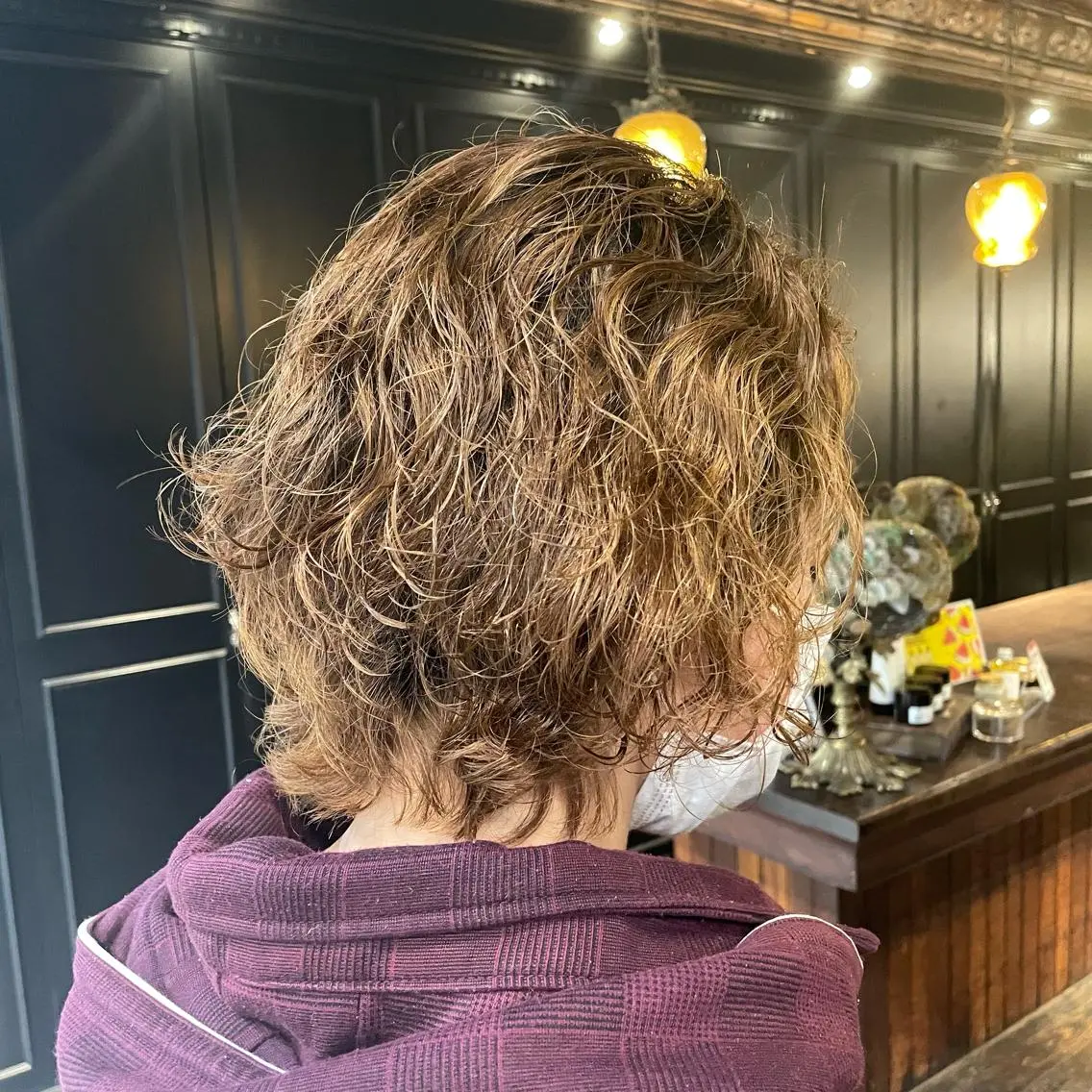 ショート パーマ ヘアアレンジ くびれレイヤー/艶 カラー　MADOKAのヘアスタイル