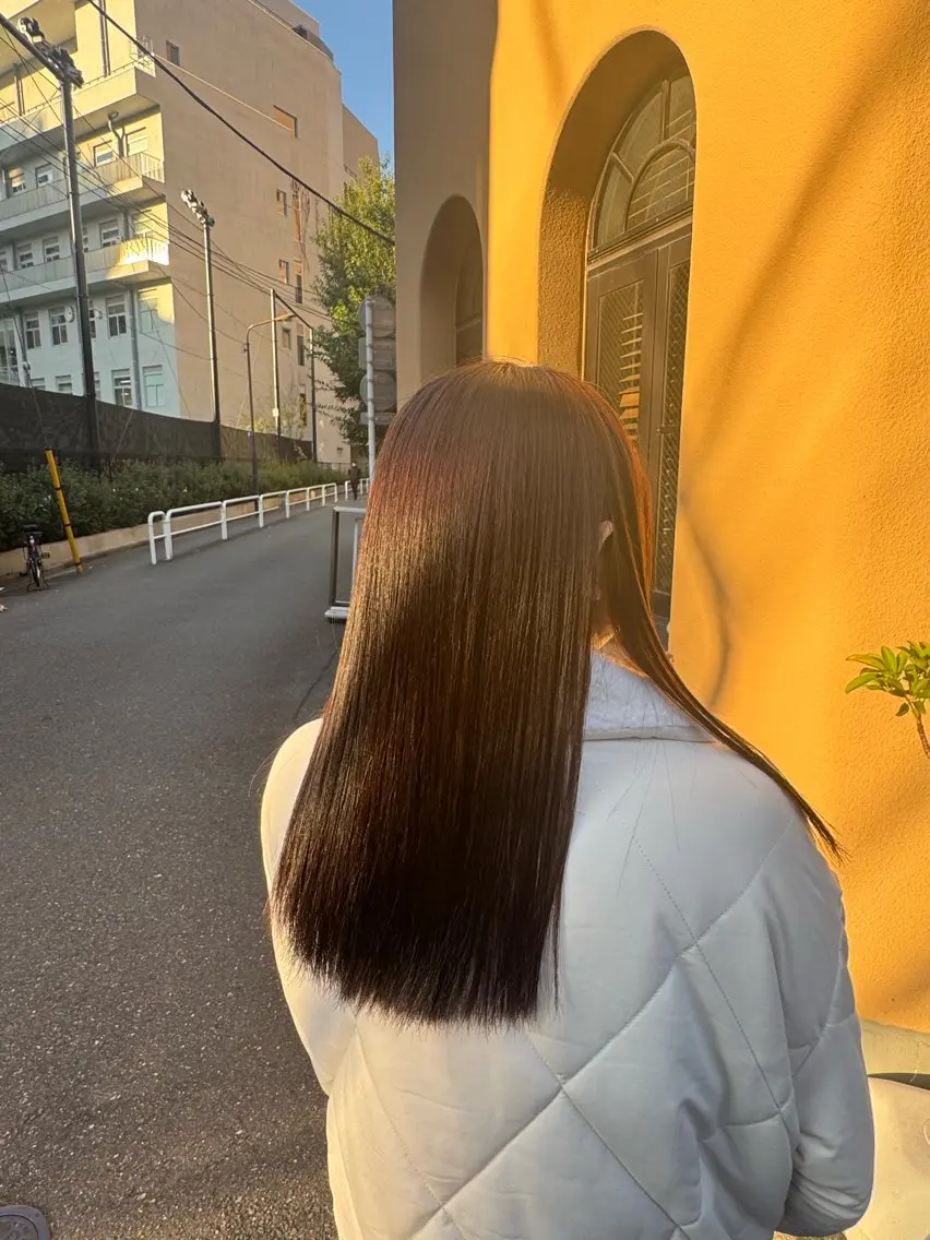 ロング 縮毛矯正 石井 紗弥🎀🫧/ 日本橋人形町店✨️のヘアスタイル