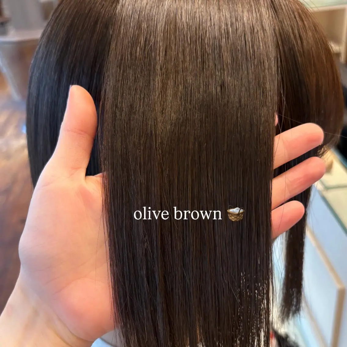 ミディアム カット ヘアカラー 透けカラー.艶髪. 梅田♡midoのヘアスタイル