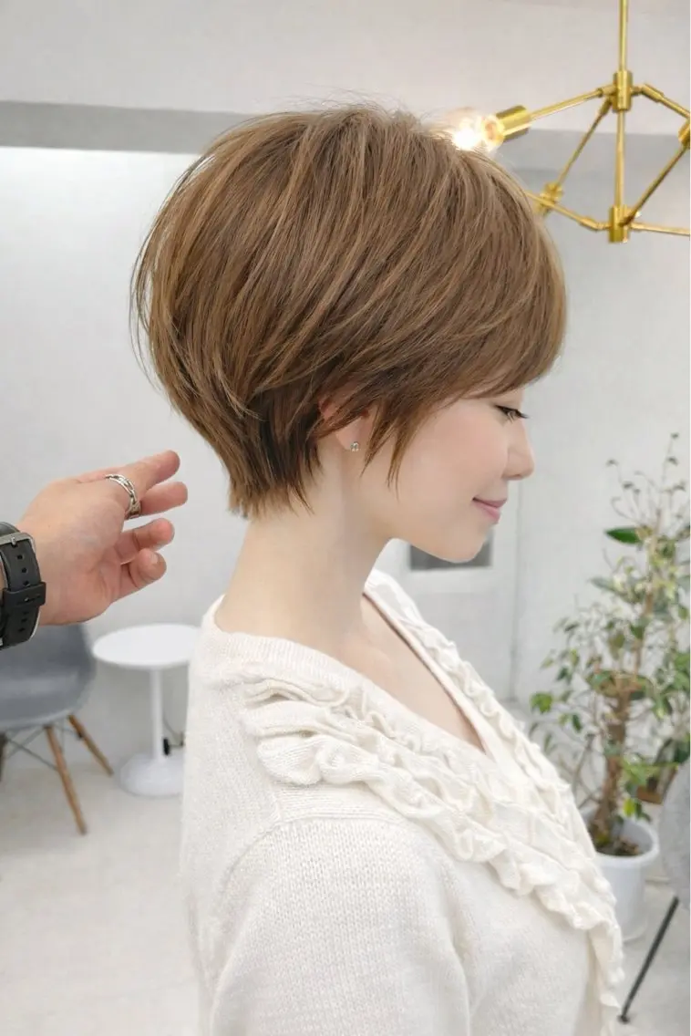 ショート カラー カット ヘアカラー トリートメント 表参道ショート・ボブ 特化/たかつのヘアスタイル