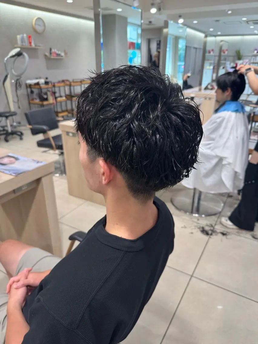 パーマ メンズ カット パーマ 【メンズモデル募集】 /たいせいのヘアスタイル