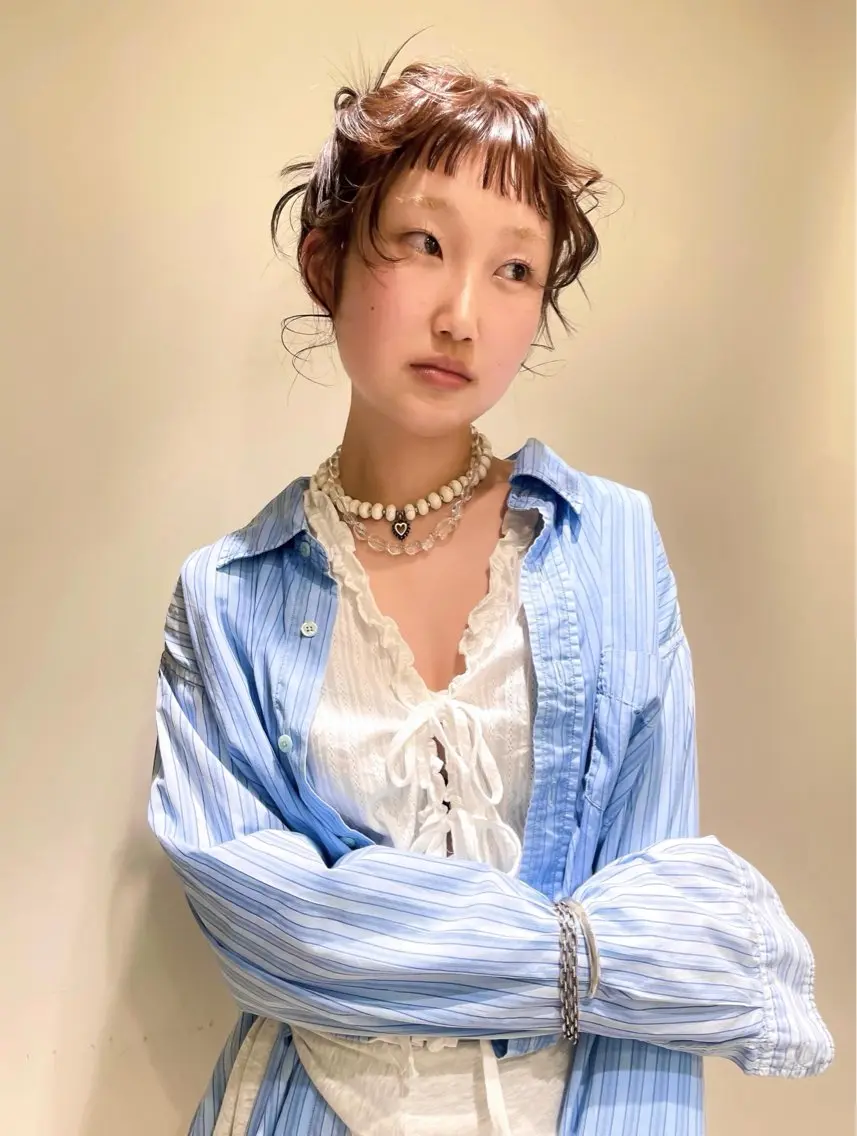 ヘアアレンジ ヘアセット 熊崎 葵のヘアスタイル