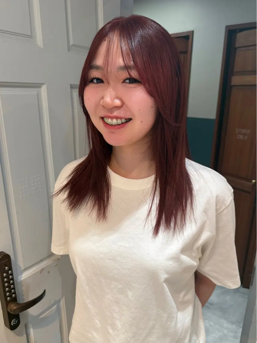 ロング カラー カット ヘアカラー トリートメント mai / linoah˚✧のヘアスタイル