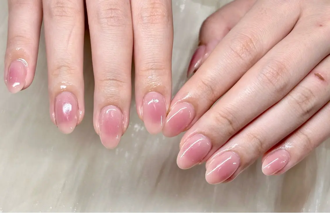 ネイル チークネイル ハンドネイル ETE LUNA NAILのネイルデザイン