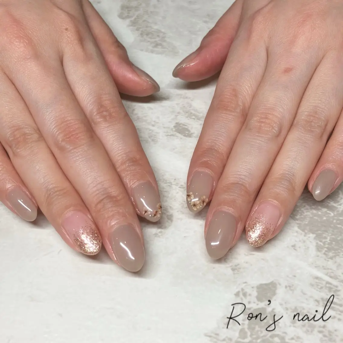 ネイル Ron's nail 笹岡のネイルデザイン